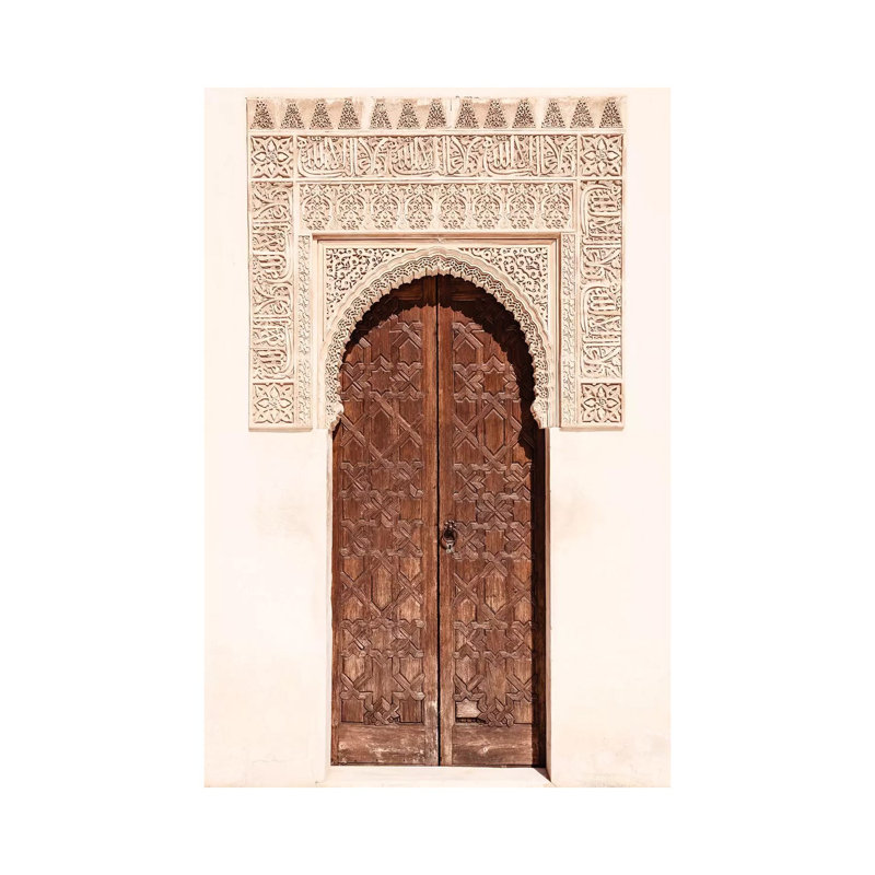 Arab Door In The Alhambra by Philippe Hugonnard - Print on Canvas, Wrapped Canvas, 30.48 cm H x 45.72 cm W