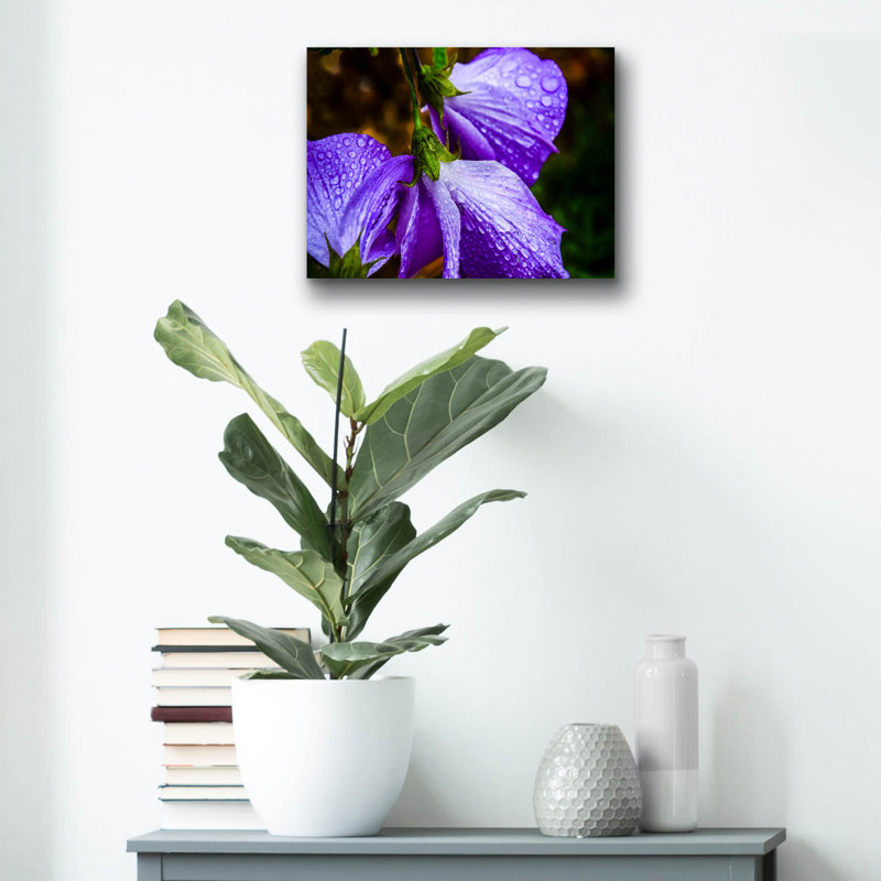 «Purple Rain» par Pamela Plummer, H 12 po x l 16 po x P 0,13 po
