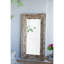 Miroir de plancher rectangulaire pleine longueur 39 po x 3,5 po x 75 po avec cadre en bois vieilli