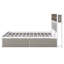 Lit plateforme avec 4 tiroirs, prises et ports USB Wido-1018859902-1018859841
