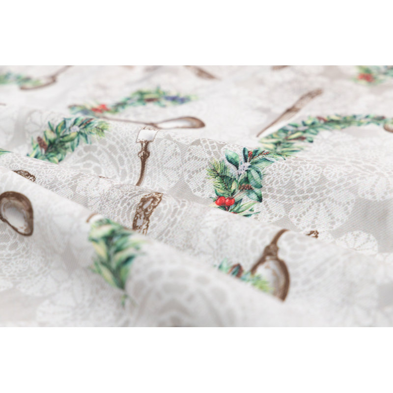 Christmas Floral Bib Apron