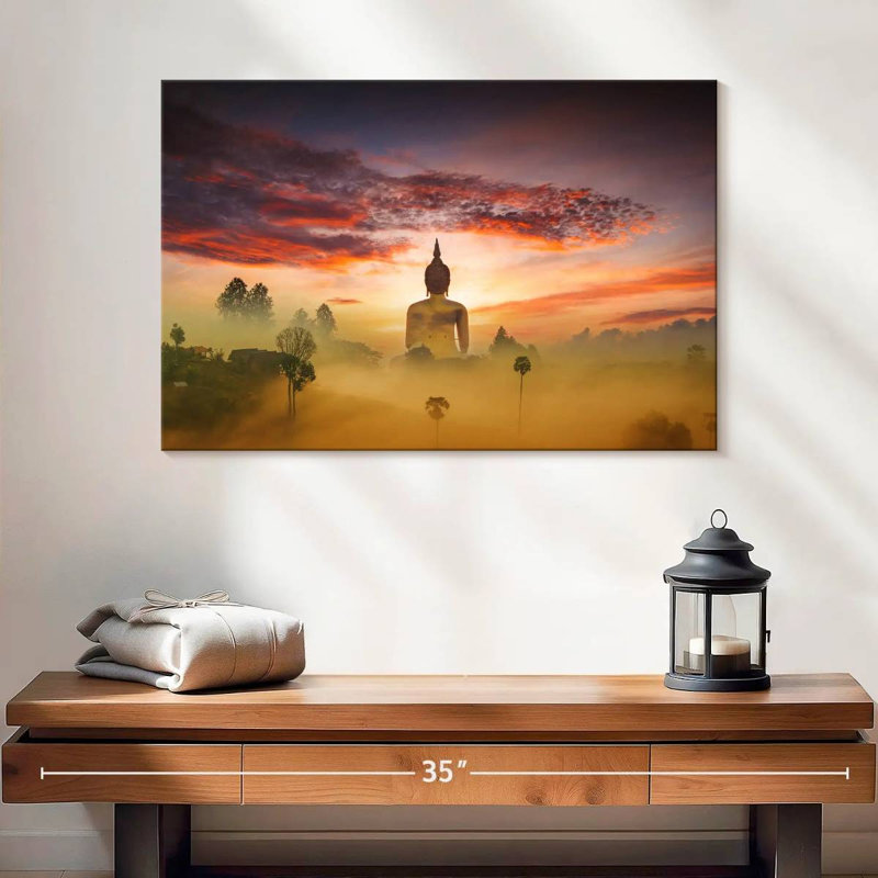  «Big Buddha At Sunrise», H 16 po x l 24 po
