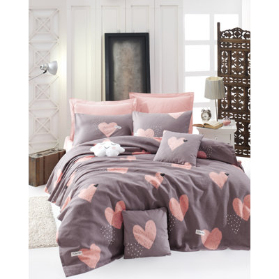 Cotton Geometric Shapes Coverlet