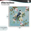 Oiseau de chant pastel parmi les fleurs, estampe numérique, conception de Sally Swatland-757779903-757779899