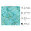 «Abstract Cyan Abstract Geode Crystal Dream I», reproduction d'art moderne sans cadre-1248992833