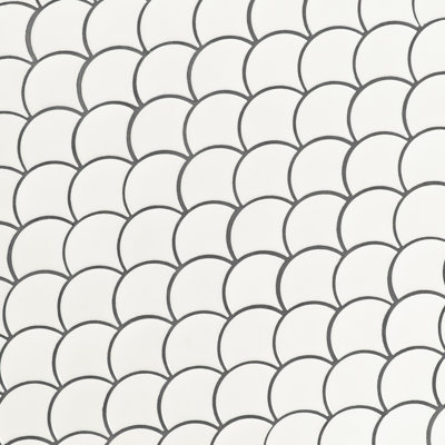 Carreau de mosaïque en porcelaine lustrée 10 po x 13 po Ackland