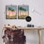 "Sunrise Tropical Scene" par Michael Willett, 2 pièces sur toile-1655680956-1655680957