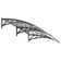 Dakota Fields 196cm W x 75cm D Plastic Grey Cover Retractable Patio Awning