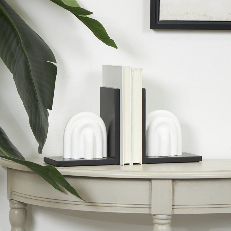 Hidemi Layered Arched Non-skid Bookends