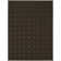 Togut Non-Slip Polypropylene Rectangle Mocha Area Rug