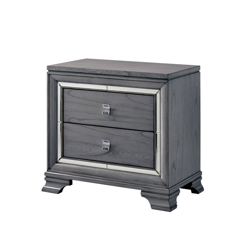 Meaghann 30'' W Solid Wood Nightstand
