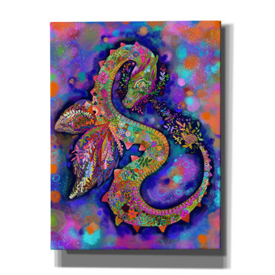 «Trinx» Dragon2v2 par Noemi Ibarz, art mural sur toile