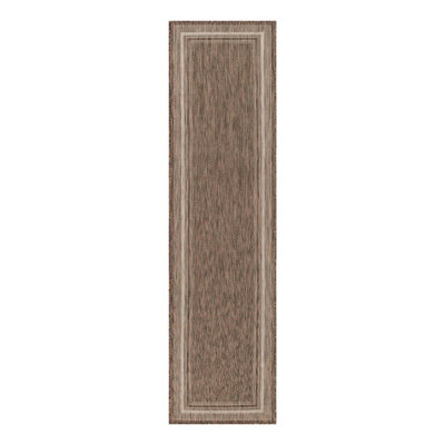 Rengin Brown/Sand Indoor / Outdoor Area Rug