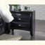 Table de chevet noire Lucille