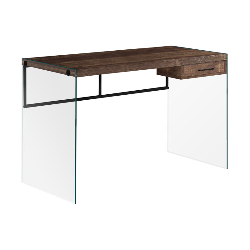 Bureau d'ordinateur (sans les chaises de bureau), Brun