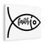 Faith Fish - Wrapped Canvas Print-783873256
