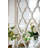 24 Inch X 60 Inch Distressed White Floor Mirror, Full Body Reflection For Elegant Home Decor
