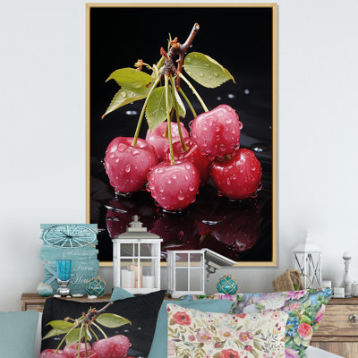 Red Cherry Delight 4 - Cherry Wall Art