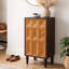 Commode d'appoint à panneau simple Asante