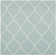Rodgers Hand Woven Flat Weave Wool/Cotton Geometric Rug in Blue