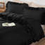 Jimi Microfiber Solid Colour Duvet Cover with Pillowcases-1755665419-1755665422