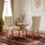 Chaise de salle à manger moderne en velours avec dossier capitonné et garniture cloutée (lot de 2)-750428909