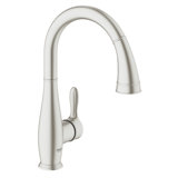 Parkfield® Pull Out Single Handle Kitchen Faucet with Accessories