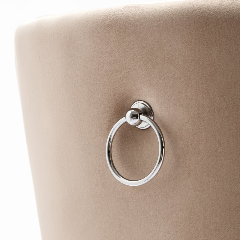 49.5cm H Side Chair in Beige, 6