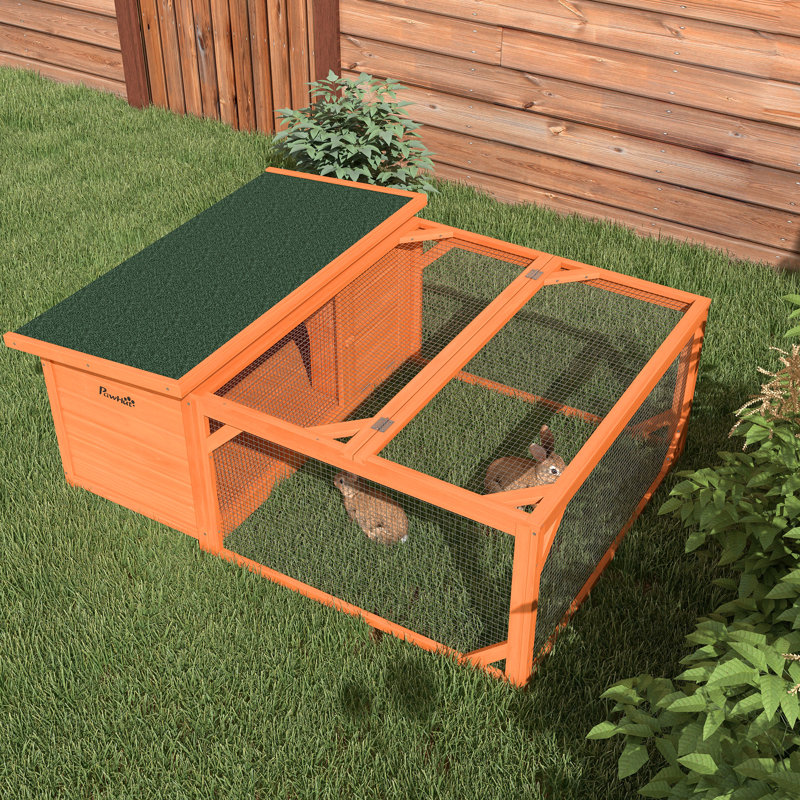 Tariq Weather Resistant Rabbit Hutch