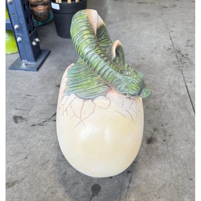 Brachiosaurus Dinosaur Egg Hatching Life Size Statue