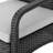 Kd Chat Furniture - 4 Pc Pe & Iron Grey Waterproof Fabric Outdoor 43.29 In. X 27.43 31.13 In Piece Seating And 44 27.5 31.5