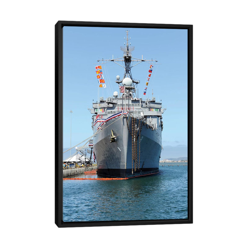 Reproduction d'art graphique sur toile tendue, H 26 po x l 18 po x P 1,5 po, Toile avec cadre flottant noir, Pas de tapis
