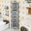 Armoire de coin haute Elaysha multifonctionnelle avec tablettes réglables et tablettes ouvertes-2083551040