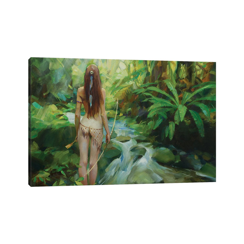 Amazon by Vasyl Khodakivskyi - Wrapped Canvas Painting, 20.32 cm H x 30.48 cm W