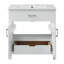 Meuble-lavabo de 30 pouces avec lavabo en céramique et beaucoup de rangement - le choix parfait pour les petites salles de bain-989351824
