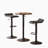 Adjustable Height Bar Table And 2 Chrome Adjustable Swivel Stools Set-1560703824-1560703831-1574702951
