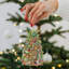 Ensemble de 3 ornements en bois inspirés du père Noël d'Hawaï