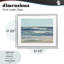 «Seagulls over Rolling Waves», reproduction sous verre encadrée, design par Sally Swatland-298682870-298682873