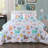 p-xl1804 deer quilt Cotton Reversible Quilt Set-333310723