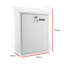 Grand Large Wall Mounted Galvanised Steel Lockable Weatherproof Post Box-64111959