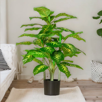 95cm Faux Evergreen Plant in Freestanding