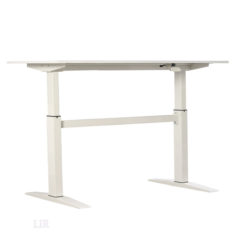 Bureau debout réglable de 47 pouces avec hauteur réglable et surface de travail spacieuse, parfait pour les bureaux modernes