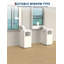 Climatiseur portatif 4 en 1 avec chauffage - 10 000 BTU de refroidissement, chauffage, ventilateur et déshumidificateur - couvre les pièces jusqu'à 450 pieds carrés - silencieux, écoénergétique, à distance, minuterie, filtre lavable