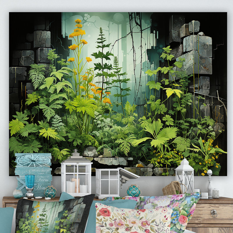 Blooming Urban Harvest, Toile tendue, H 12 po x l 20 po