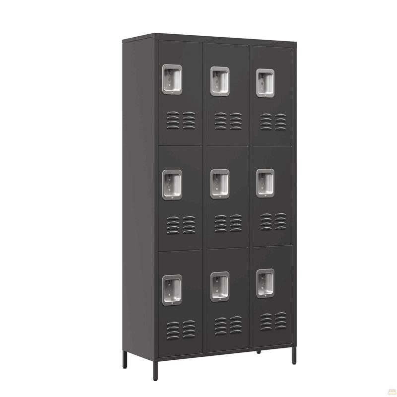 Armoire vestiaire en métal, Noir