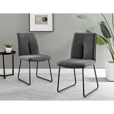 Eubanks Luxury Fabric Upholstered Dining Chair - Minimalist Modern Home