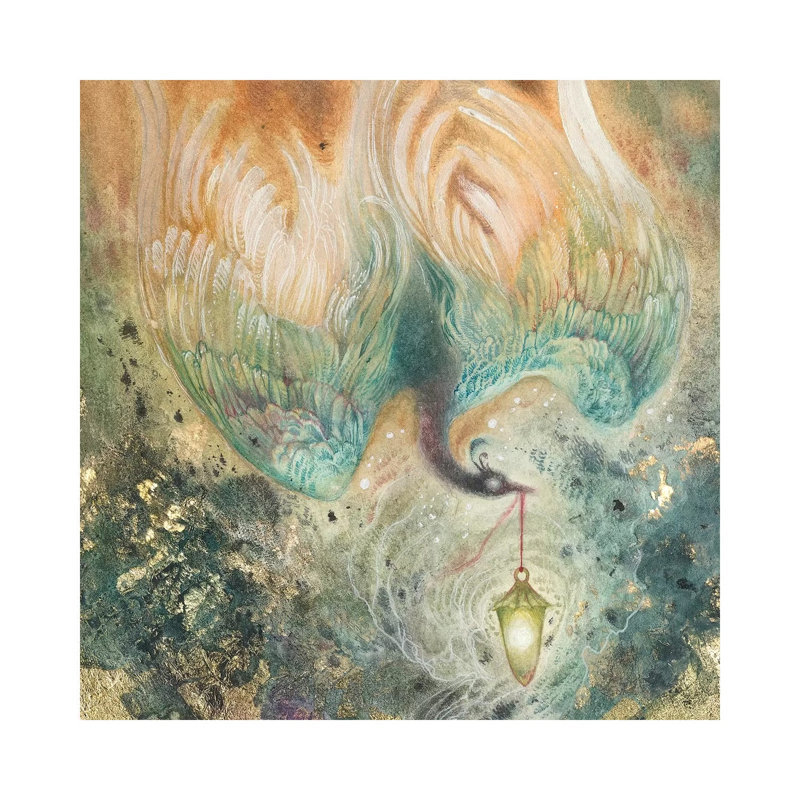 Ember Thief by Stephanie Law - Wrapped Canvas Gallery-Wrapped Canvas Giclée, 30.48 cm H x 30.48 cm W