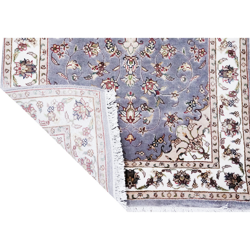 Luxurious And Intricate Walton Select Ivory And Purple Area Rug, Runner 2' 6" x 6'