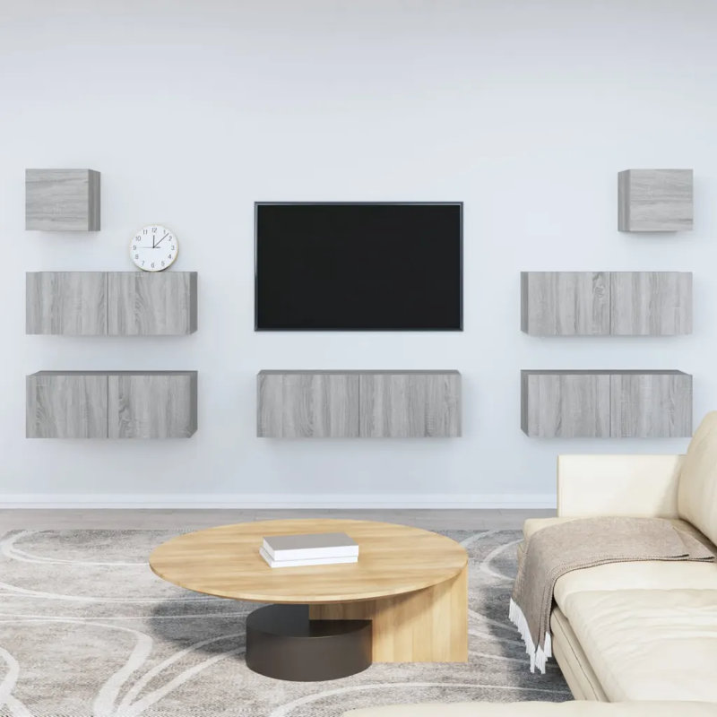 Marjory TV Stand for TVs up to 42", Grey Sonoma