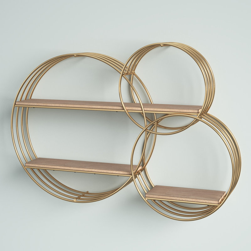 Étagère murale en métal 3 tablettes